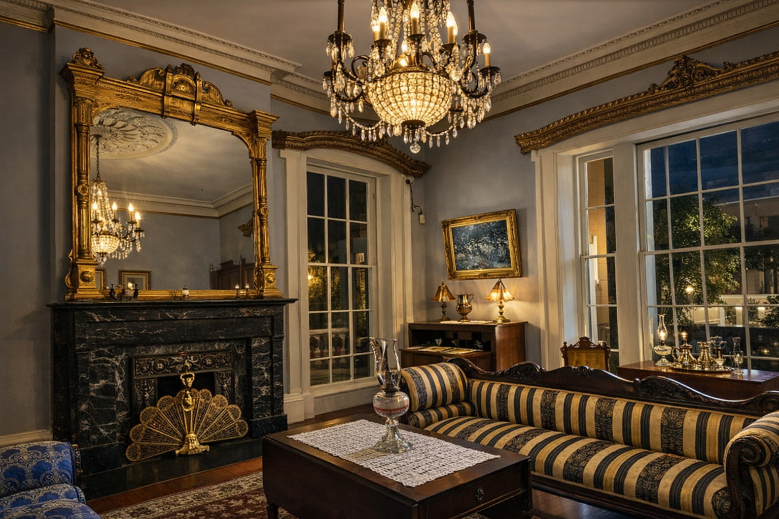 Haunted Sorrel Weed-House drawing room