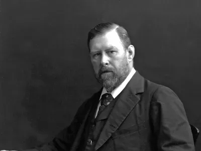 Portrait of Bram Stoker, author of Dracula