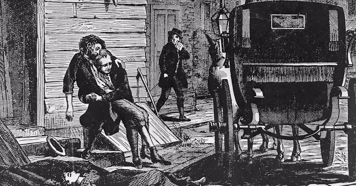 A depiction of the yellow fever epidemic of 1793